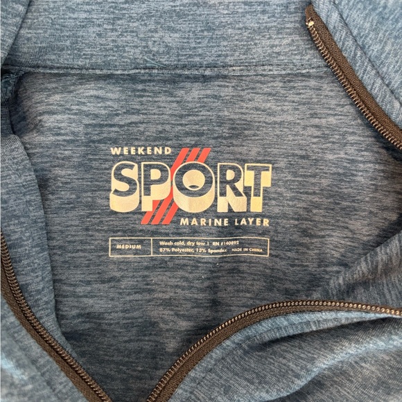 Marine Layer Women’s sport quarter zip - Picture 2 of 5